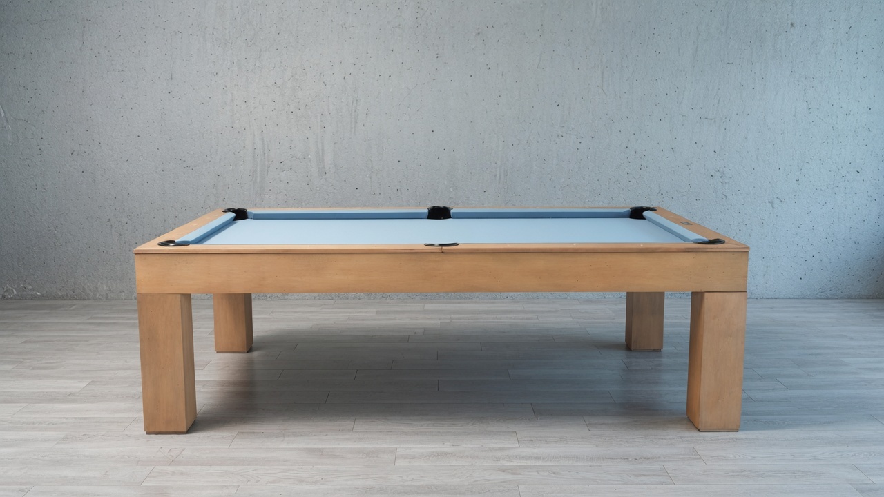 Doc & Holliday Paula Parsons pool table shown in a completed residential interior